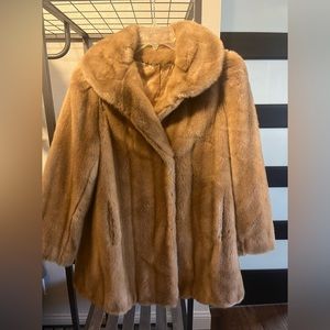 Vintage Grandella Faux Fur Coat